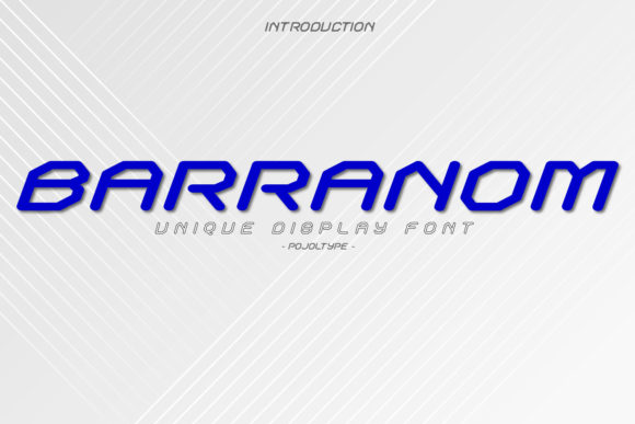 Barranom: A Display Font That Commands Attention