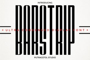 Barstrip: A High-Impact Font for Bold Branding