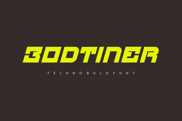 Bodtiner: A Display Font That Commands Attention