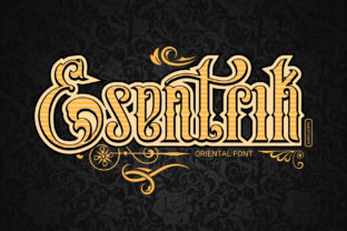 Esentrik: A Bold Typeface for Vintage-Inspired Branding