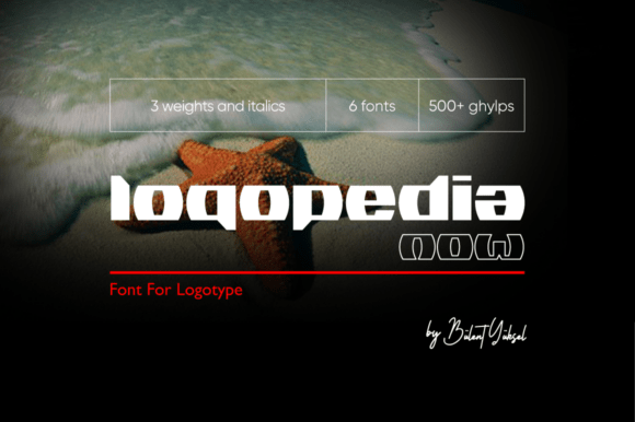 Logopedia Now: A Geometric and Cool Display Font