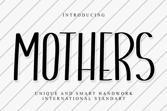 Mothers: The Display Font That Brings Clean, Modern Energy to Any Project