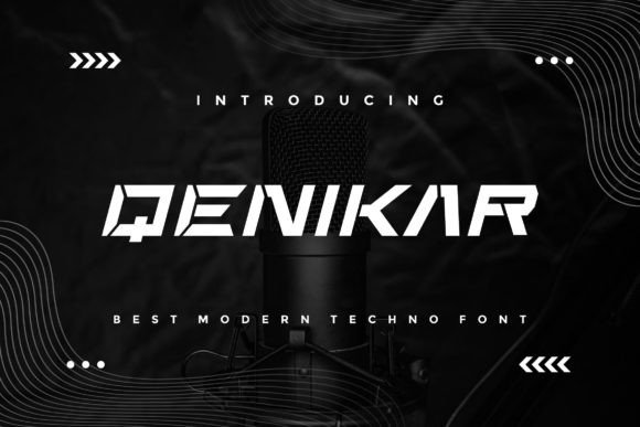 Qenikar: A Modern Display Font for Bold Visual Statements