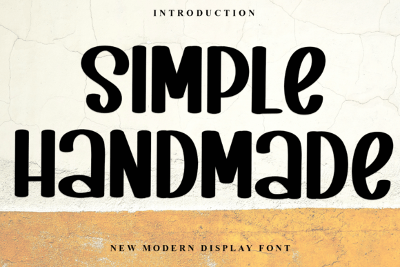 Simple Handmade: The Font That Feels Like a Friendly Handshake