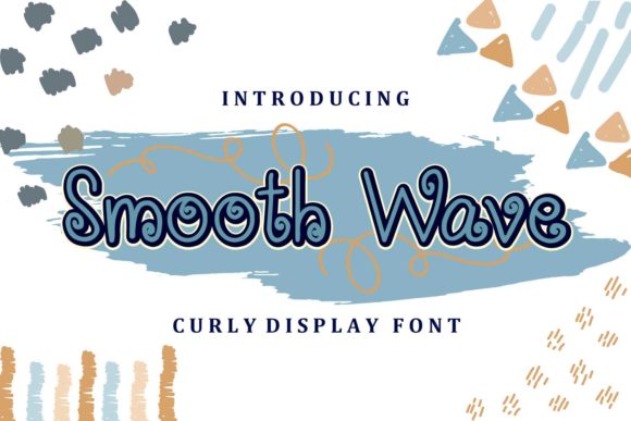 Smooth Wave: The Curly, Cute Display Font for Creative Projects