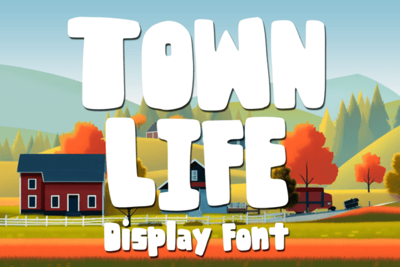 Town Life: A Font That Feels Like a Friendly Wave