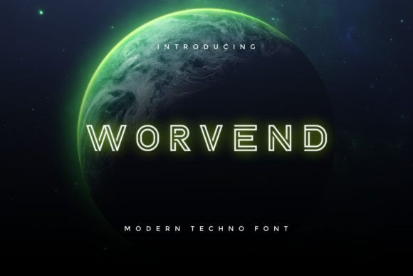 Worvend: The Bold Display Font for Modern Creators